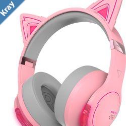 Edifier G5BT Cat Pink HiRes Bluetooth Gaming Headset with HiRes Low Latency 45ms 5ms RGB Lighting MultiMode Bluetooth v5.2AUX