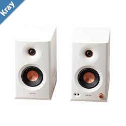 Edifier MR5 WHITE Triamped Powered Studio Monitor Speakers  46Hz to 40kHz