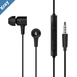 LS Edifier P205 Earbuds with Remote and Microphone  8mm Dynamic Drivers Omnidirectional 3 button Inline Control Compact Earphone