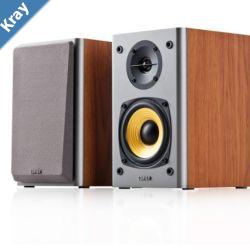 Edifier R1000T4 UltraStylish Active Bookself Speaker  Home Entertainment Theatre  4 Bass Driver Speakers BROWN LS