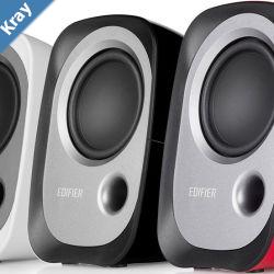 Edifier R12U USB Compact 2.0 Multimedia Speakers System Black 3.5mm AUXUSBIdeal for DesktopLaptopTablet or Phone