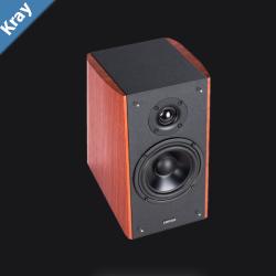 Edifier R2000DBBROWN Powered Bluetooth Bookshelf Speakers 25mm Eagle Eye tweeters 5  bass unit Pair devices via Bluetooth