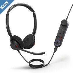 Jabra Engage 50 II Dual Teams Corded USBCA Headset Best Headset for Clear Customer Calls UltraLightweight Hearing Protection Smartringer Busylight