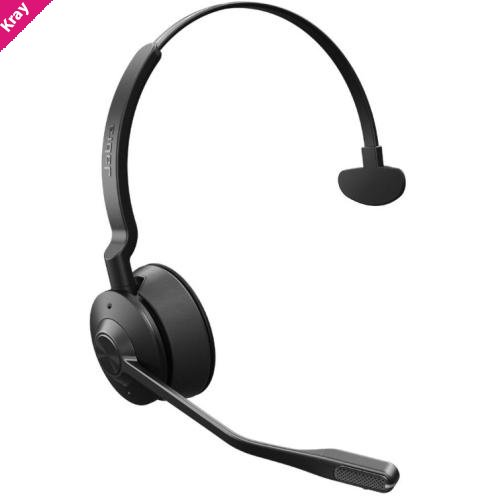 Jabra Engage 55 UC Mono USB-A Wireless Headset, 150m Wireless Range, DECT, Noise Cancelling, Flexible, Portable, Durable, Lightweight, Busylight