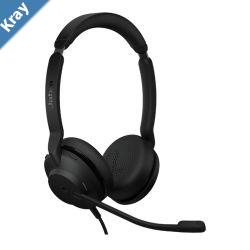 Jabra Evolve2 30 SE Wired USBCA MS Teams Stereo Dual Headset Lightweight  Durable Noise Isolating Ear Cushions Plugandplay 2Mic 2Yr Warrant