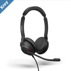 Jabra Evolve2 30 SE Wired USBCA UC Stereo Dual Headset Lightweight  Durable Noise Isolating Ear Cushions Plugandplay 2Mic 2Yr Warranty