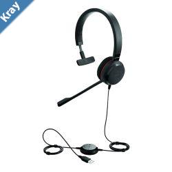 Jabra Evolve 20 UC Mono SE Professional  Headset Active Noisecancelling HD Voice Quality Jabra Software Compatible 2ys Warranty