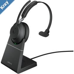 Jabra Evolve2 65 MS Mono Bluetooth Headset Passive Noisecancelling 2ys Warranty