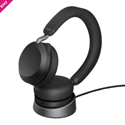 Jabra Evolve2 75 Deskstand, USB-A, Black