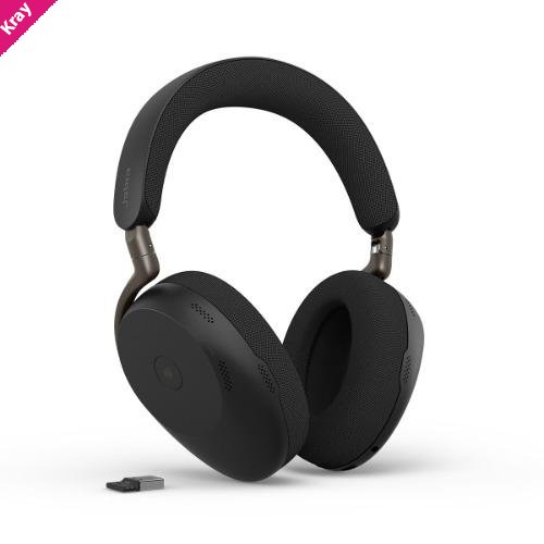 Jabra Evolve3 85, MS Stereo Black Bluetooth ANC Headset, Link390A BT, USB-A