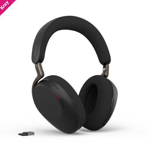 Jabra Evolve3 85, UC Stereo Black Bluetooth ANC Headset, Link390A BT, USB-A