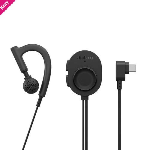 Jabra Perform 10 Wired Mono Behind The Ear Headset, Push to Talk, USB-C