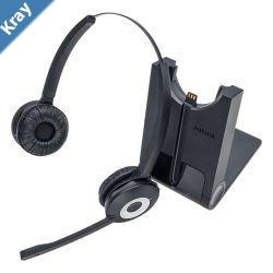 Jabra PRO 920 Duo Wireless Headset Suitable For Deskphone Superior Sound Clarity 2ys Warranty