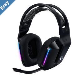 Logitech G733 Lightspeed Wireless RGB Gaming Headset Black USB Headphones Frequency Response 20 Hz  Detchable Cardioid Unidirectional Microphone
