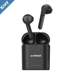 mbeat E1 True Wireless EarbudsEarphones  Up to 4hr Play time 14hr Charge Case Easy Pair