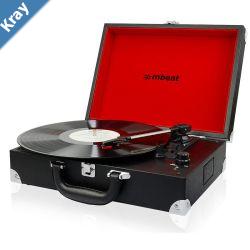 mbeat Retro Briefcasestyled USB Turntable Recorder