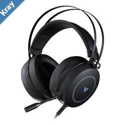 RAPOO VH160 Gaming Headset 7.1 Surround Sound Stereo Headphone USB Microphone Breathing RGB LED Light PC Gaming