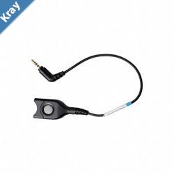 EPOS  Sennheiser GSM cable Easy Disconnect to 2.5mm  4 pole jack plug. To use headset with a Nokia GSM phone featuring a 2.5 mm  4 pole port