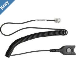 EPOS  Sennheiser GN 80008210 amplifier cable easydisconnect to modular plug to be used for direct connect of headset to GN 80008210 amplifier