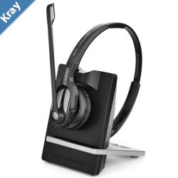 EPOS  Sennheiser  IMPACT D30 Phone Dual Wireless Headset DECT upto 12 Hours Talk time Noise cancelling Microphone Fast Charge 2 Year Warranty
