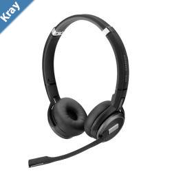 EPOS  Sennheiser DECT Wireless headset for SDW 5000 series Dual ear and stereo. Mute button on boom.
