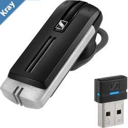 EPOS  Sennheiser Premium Bluetooth UC Headset for Mobile and Office applications on Lync. Includes BTD 800 dongle Black