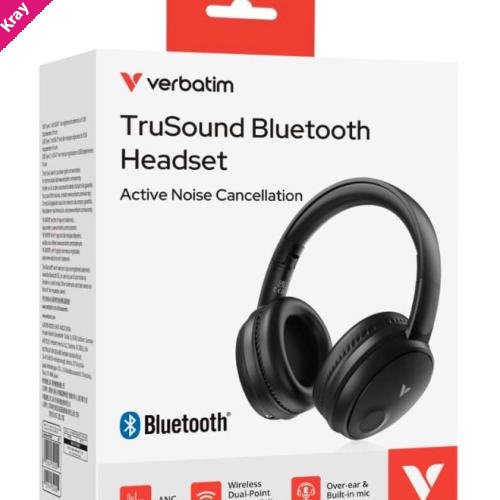 Verbatim TruSound Bluetooth Headset with ANC
