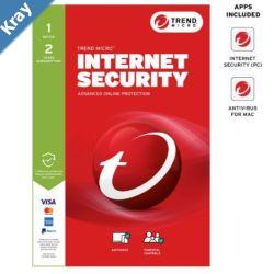 Trend Micro Internet Security 1 Device 2Yr Retail Mini Box Auto Renew