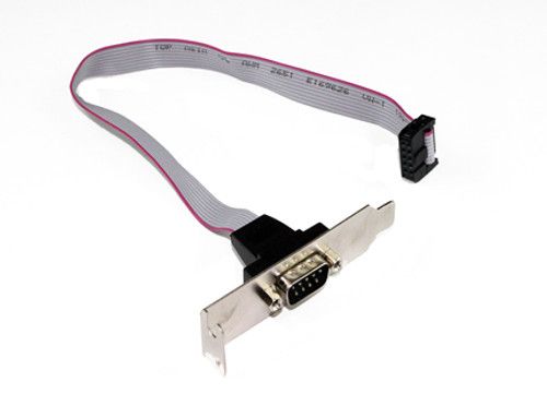 Server  Generic DB9 Serial Header Cable with Low Profile Bracket  30cm cable length