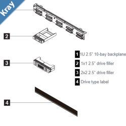 LENOVO ThinkSystem SR630 V2SR645 10x2.5 AnyBay Backplane Option Kit