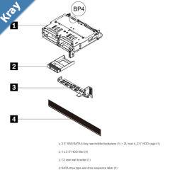 LENOVO ThinkSystem V2V3 2U Rear 4x2.5 SASSATA Backplane Option Kit