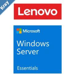 LENOVO Windows Server 2022 Essentials ROK 10 core  MultiLang ST50  ST250  SR250  ST550  SR530  SR550  SR650  SR630