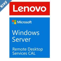 LENOVO Windows Server 2022 Remote Desktop Services CAL 1 User ST50  ST250  SR250  ST550  SR530  SR550  SR650  SR630