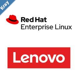 LENOVO  RHEL Server Physical or Virtual Node 2 Skt Standard Subscription wLenovo Support 1Yr