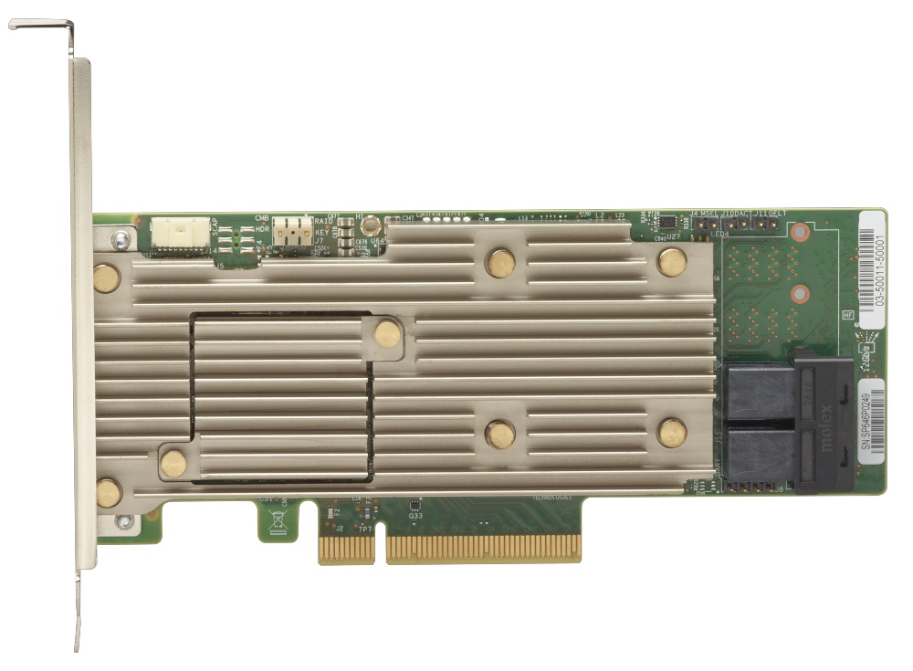 LENOVO ThinkSystem RAID 9308i 2GB Flash PCIe 12Gb Adapter for SR250SR530SR550SR570SR590SR630SR650SR635SR645SR655SR665ST50ST250ST550