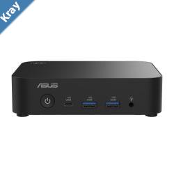 ASUS NUC 14 Essential N150 Barebone Mini PC Intel N150 DDR5 SODIMM RAM Slot Integrated Intel Graphics 2.5GbE Wifi 6E M.2 No OS No Cord