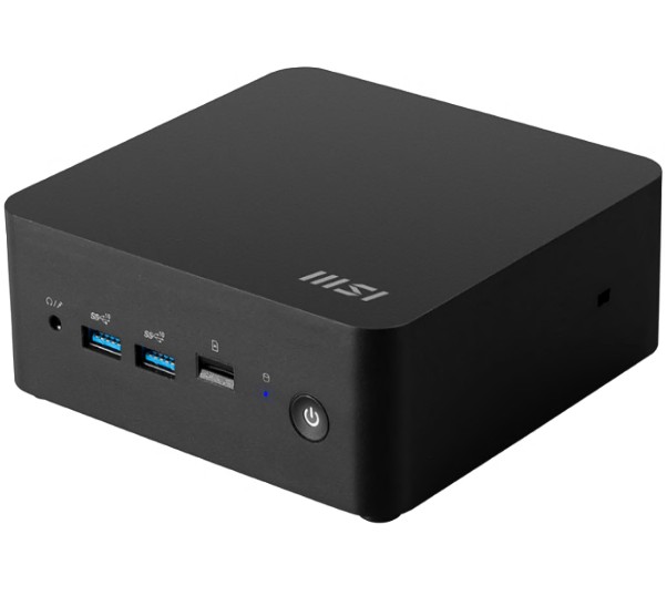 MSI Cubi NUC 1M016BAU miniPC Barebone Black Core 5120UUp to DDR52M.22HDMI2TBT2LANWifi6Card ReaderSwitch Cable3Y