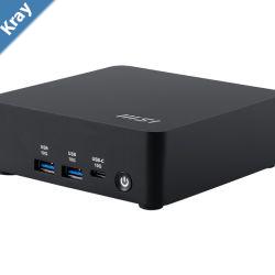 MSI Cubi NUC AI 1UMG012BAU Mini PC Black Barebone Core Ultra 7 155H 2x Thunderbolt 4 2x HDMI 2x Intel I226V 2.5G WiFi 6E AX211 3Y MSI Cubi NUC AI 1UMG012BAU Mini PC Black Barebone Core Ultra 7 155H 2x Thunderbolt 4 2x HDMI 2x Intel I226V 2.5G WiFi 6E AX211 3Y