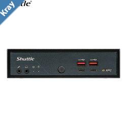 Shuttle AI XPC Intel Meteor Lake Core Ultra 7 155H processor 2x DDR5 3x M.2 2280 2x HDMI 2x DP 8x USB 4x 2.5G LAN 1x M.2 2230 Shuttle AI XPC Intel Meteor Lake Core Ultra 7 155H processor 2x DDR5 3x M.2 2280 2x HDMI 2x DP 8x USB 4x 2.5G LAN 1x M.2 2230