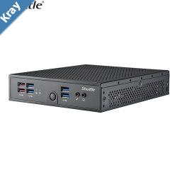 Shuttle DS50U Slim Mini PC 1.3L Barebone  Celeron 7305 2x DDR5 2x M.2 2280 HDMI DP VGA COM 2 x LAN 5G LTE optional 90W fanless