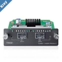 TPLink TX432 10Gigabit 2Port SFP  Module 2x10Gb SFP Slots Fits Multiple TPLINK SwitchesSFP TransceiversSFP Cables LS