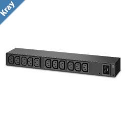 APC NetShelter Basic Rack PDU 0U 1PH 3.3kW 100240V 20A or 200240V 16A 13 C13 outlets C20 inlet