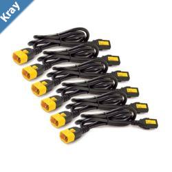 APC Locking Power Cord Kit C13 to C14 1.8M Length 6 Pack