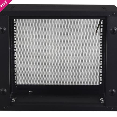 APC NetShelter 9U Wallmount Rack Cabinet Single Hinged Switch Depth Unassembled