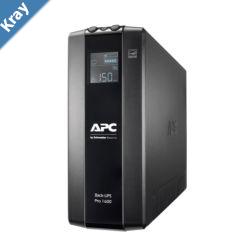 APC BackUPS Pro 1600VA960W Line Interactive UPS Tower 230V10A Input 8x IEC C13 Outlets Lead Acid Battery LCD AVR