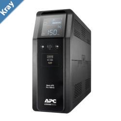 APC BackUPS Pro 1600VA960W Line Interactive UPS Tower 230V10A Input 8x IEC C13 Outlets Lead Acid Battery USB Type A  C Ports LCD