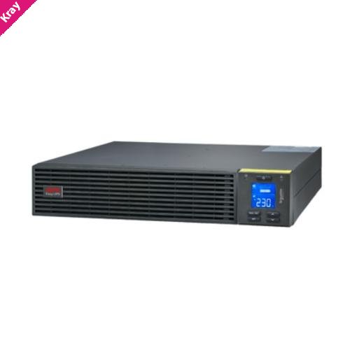 APC Easy UPS On-Line, 1000VA/900W, Rackmount 2U, 230V, 3x IEC C13 outlets, Intelligent Card Slot, LCD, W/ Rail Kit