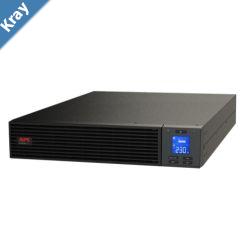 APC Easy UPS 1000VA800W Online UPS 2U Rackmount 230V10A Input 3x IEC C13 Outlets Lead Acid Battery W Rail Kit