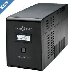 PowerShield Defender 1200VA  720W Line Interactive UPS with AVR Australian Outlets and user replaceable batteries