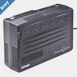 PowerShield SafeGuard 750VA450W Line Interactive Powerboard Style UPS with AVR Telephone or Modem Surge Protection. Wall Mountable.